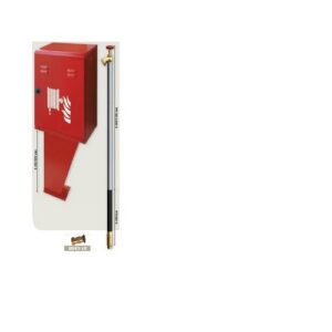 CE48C320 Cassetta con piantana H 800 Rub. A Secco M 20 Gold Dn45  MANFREDI