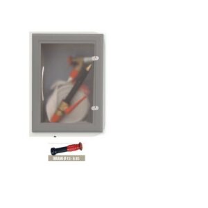 CE54A225 Idrante Portello L/ Disegno Tre Grigio Mt.25 Miami Dn45 MANFREDI - immagine 1