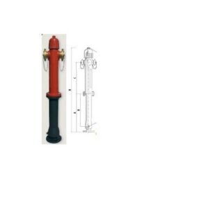 ID121VFI Idrante Soprasuolo 'Euro' Uni Tipo A Dn80 C/2Mm 700 MANFREDI - immagine 1