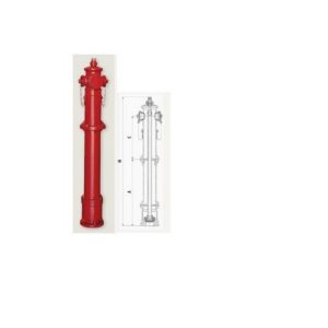 ID501UFI Idrante Soprasuolo Sesia Tipo A Dn 65 C/2Mm 500 MANFREDI