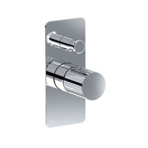 PE178030SLQ Parte esterna miscelatore doccia incasso con deviatore 2 uscite cromo EURORAMA - immagine 1