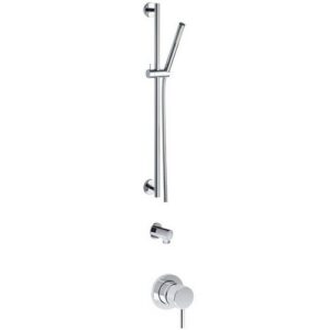 PER55050SL Set doccia con asta saliscendi con flessibile m 1,50 e doccetta monogetto EURORAMA
