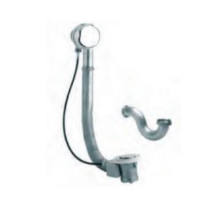 R1802 Colonna di scarico vasca con sifone cromo EURORAMA - immagine 1