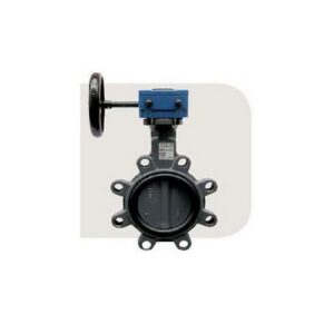 VFL076B Valvola A Farfalla Lug Ghisa Sferoid. Dn65 C/Riduttore Manuale MANFREDI
