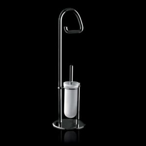 0743-C Piantana wc cromata LUCE/GIGLIO TL BATH