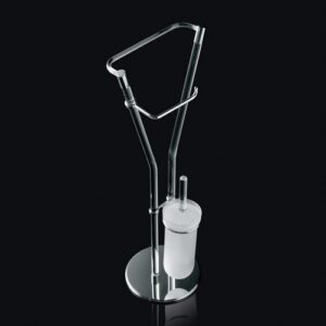 0793-C Piantana wc cromata GARDENIA TL BATH