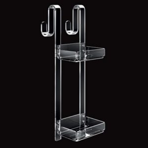 1142-C-VR Portaoggetti in plexiglass verde da appendere con gancio FORBOX TL BATH