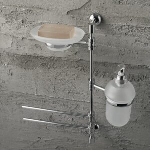 1598-C Colonna attrezzata con accessori orientabili RIVIERA TL BATH - immagine 1