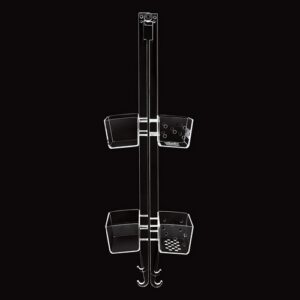 2152-C-TR Portaoggetti con gancio 2 piani TL BATH - immagine 1