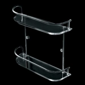 2542-C Scaffale a 2 piani con ringhiere GARDENIA TL BATH