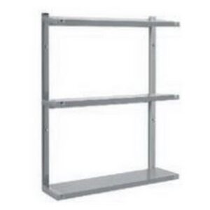 4543-C-AZ Scaffale cromato 3 ripiani in plexiglass azzurro EDEN TL BATH