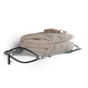 5550-C-VR Portateli cromato e plexiglass verde 45cm KOR TL BATH - immagine 1