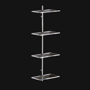 C444-C Scaffale cromato 4 ripiani CIAK TL BATH - immagine 1