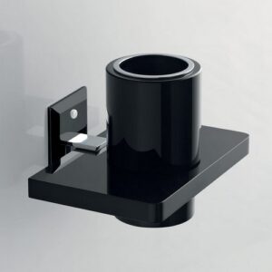 G202-C-AR Portaspazzolini a parete in plexiglass arancio GRIP TL BATH - immagine 1