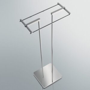 G377-C-VR Piantana lavabo cromata e plexiglass verde GRIP TL BATH - immagine 1
