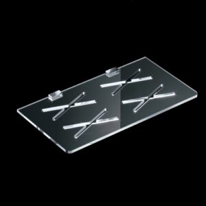J050-C Mensola portateli in plexiglass cromata JOLY TL BATH - immagine 1
