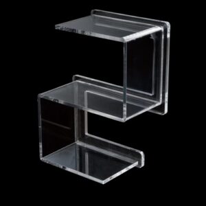 K149-NR Scaffale in plexiglass nero TL BATH - immagine 1