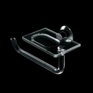 L118-C Portasapone con porta salviette orientabile in plexiglass LUCE TL BATH - immagine 1