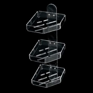 L213-C-RS Angolare doccia a 3 piani in plexiglass rosa FORBOX TL BATH