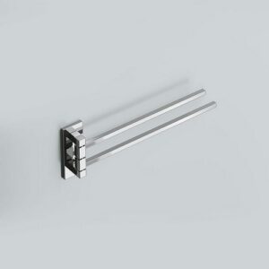 M519-C Porta salviette doppio orientabile MOOD TL BATH